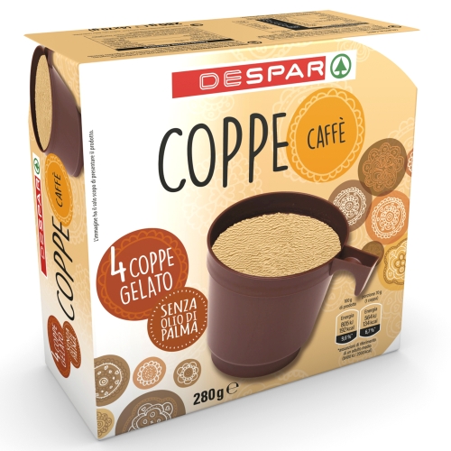 COPPA AL CAFFE' X4 DESPAR  SCGR0280