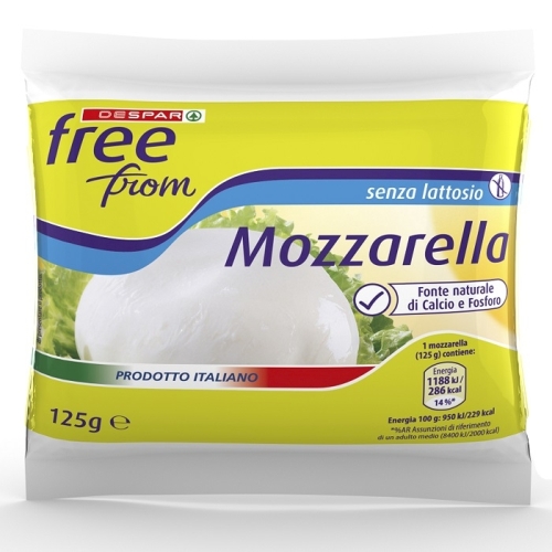 MOZZARELLA S/LAT.FREE FROM BSGR0125