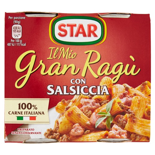 RAGU'SALSICCIA STAR 180X2  CFGR0360
