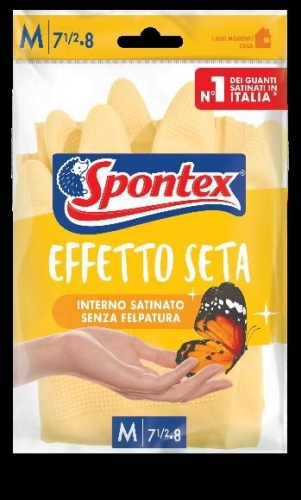 GUANTI EFFETTO SETA SPONTEX M